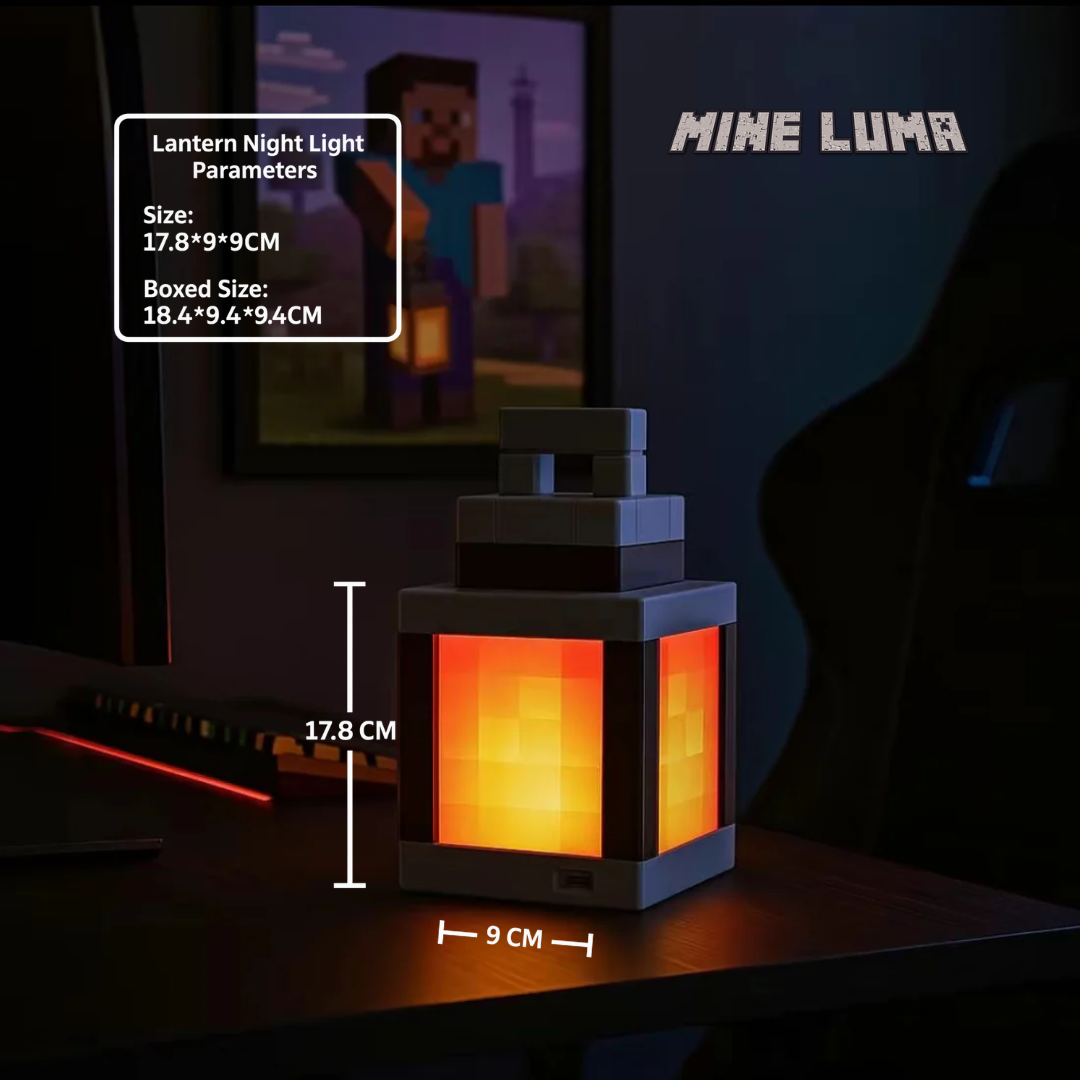 Minecraft™ Lantern with LED Chain