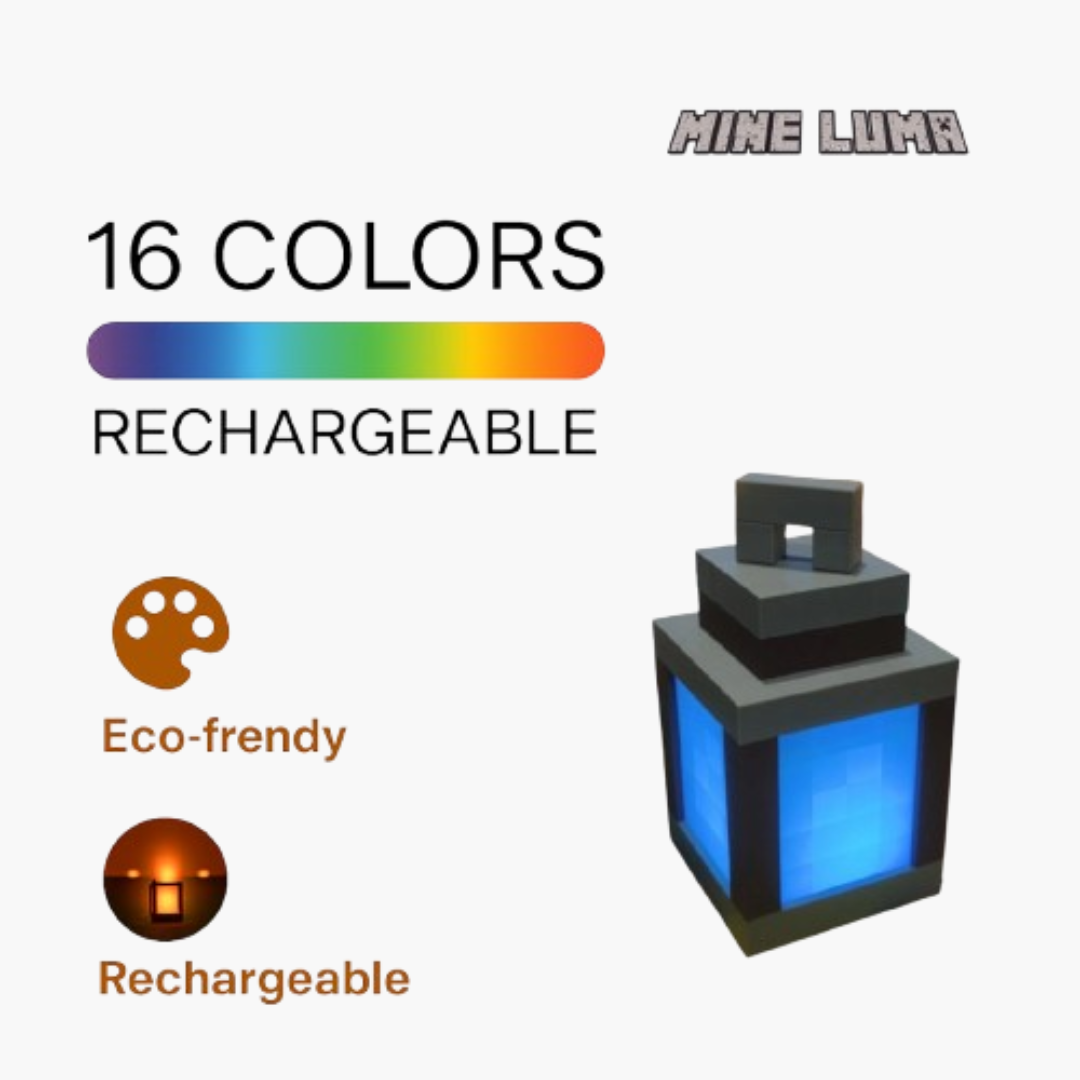Minecraft™ Lantern with LED Chain